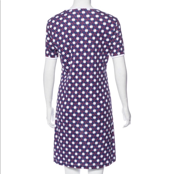 Carven Floral Print T-Shirt Mini Babydoll Dress Medium - Picture 3 of 10